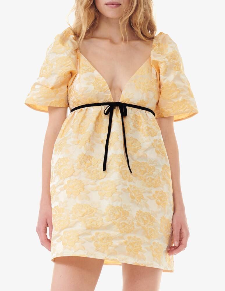 Ganni Miniabito In Jacquard Botanico