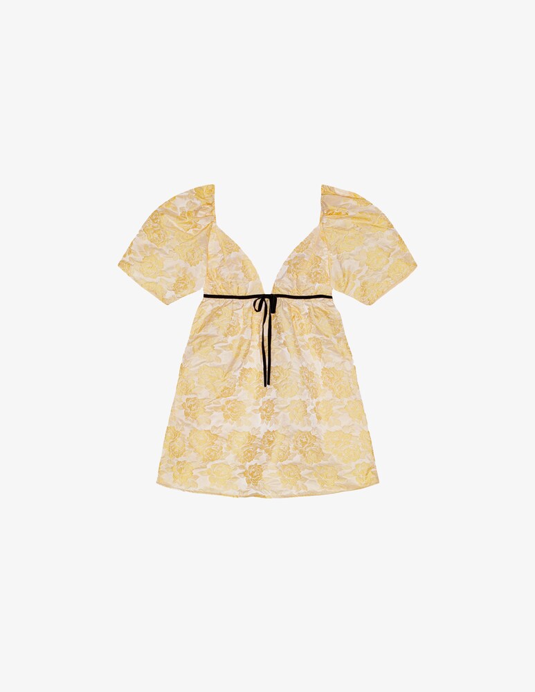 Ganni Miniabito in jacquard botanico