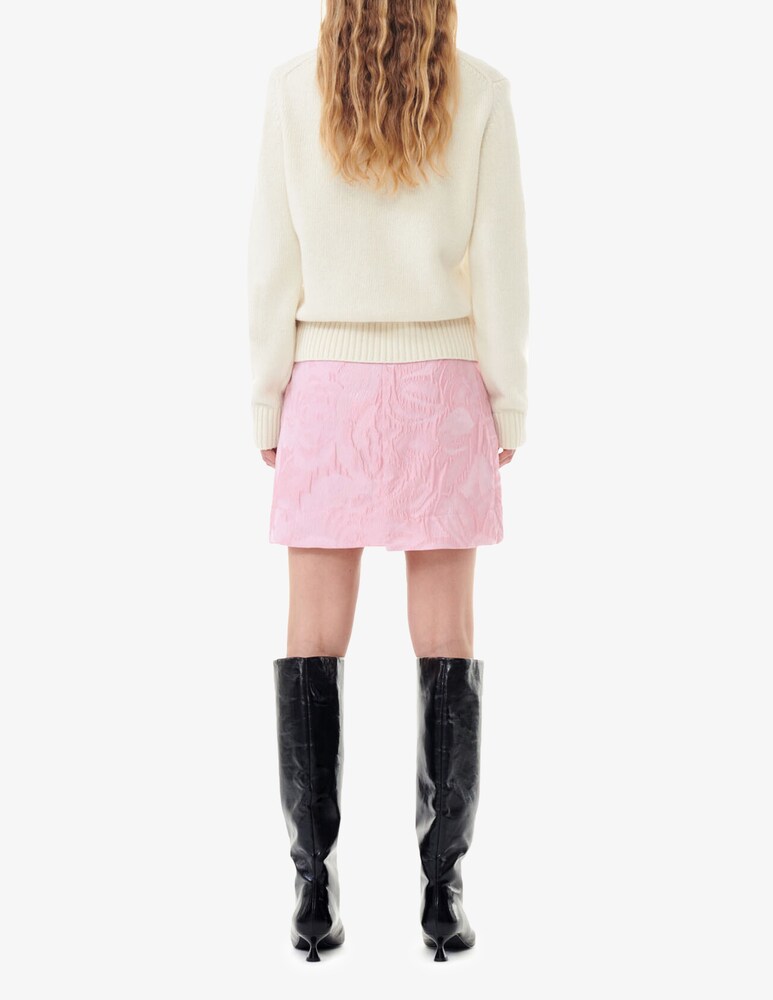 Ganni Minigonna Cloqu Testurizzata