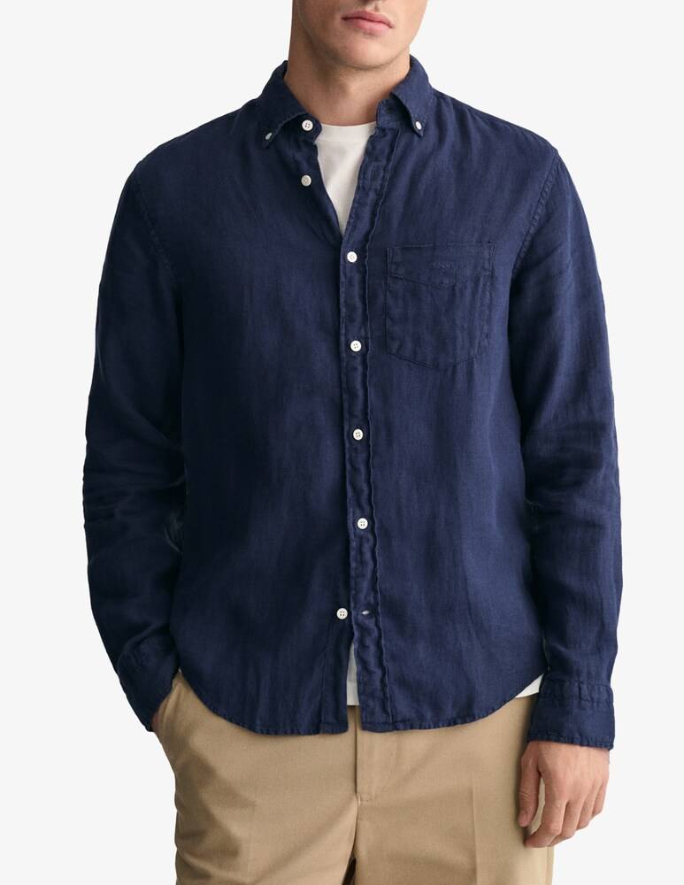 Gant Camicia lino tinto capo
