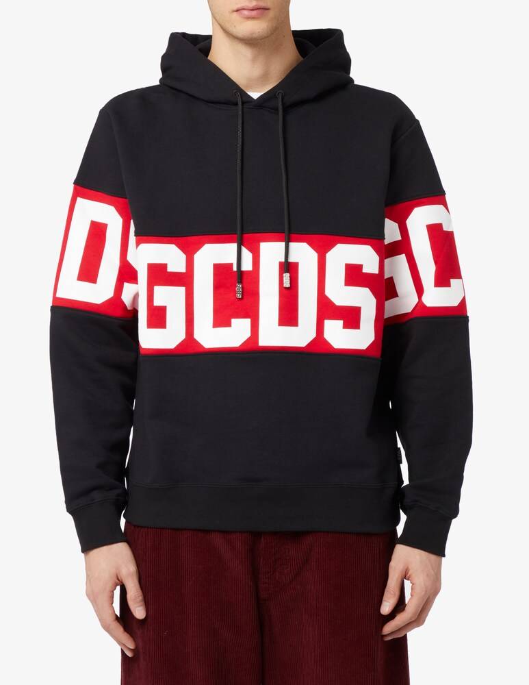 GCDS Felpa con cappuccio band logo