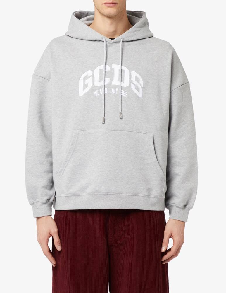 GCDS Felpa con cappuccio logo loose