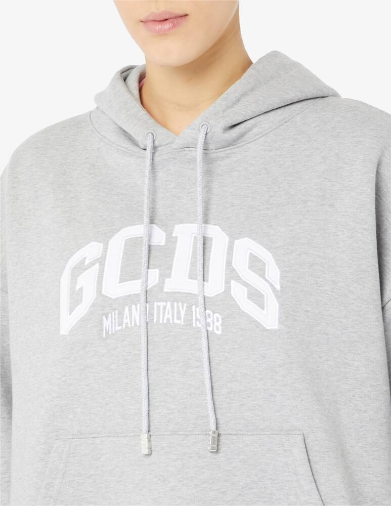 GCDS Felpa In Cotone Con Logo