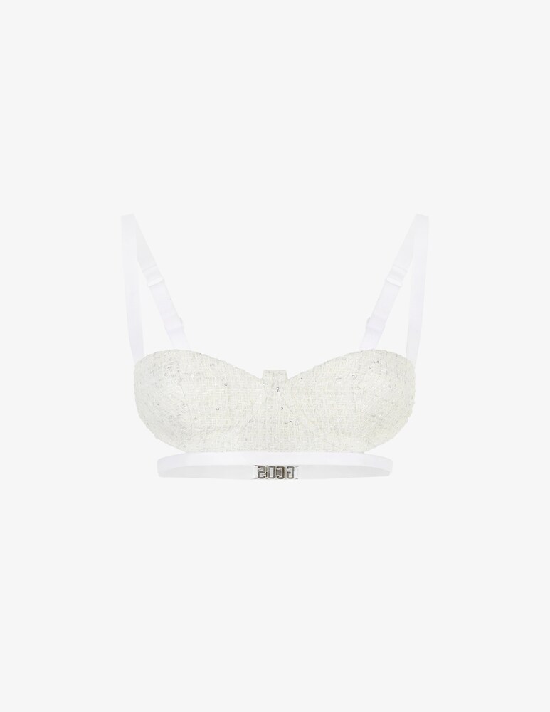 GCDS Reggiseno in tweed