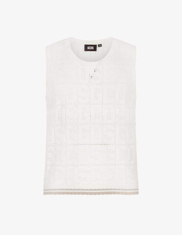 GCDS Tank Top Monogram