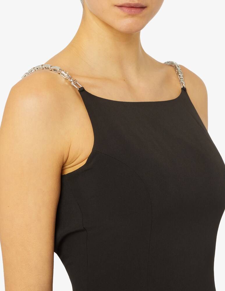 GCDS Vestito Mini Con Catena