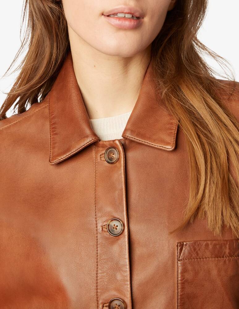 Gerard Darel Giacca In Pelle Jocya