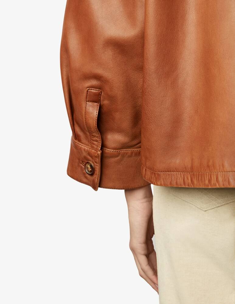Gerard Darel Giacca In Pelle Jocya
