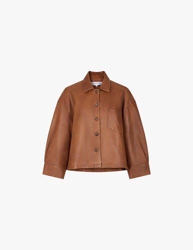 Gerard Darel Giacca In Pelle Jocya