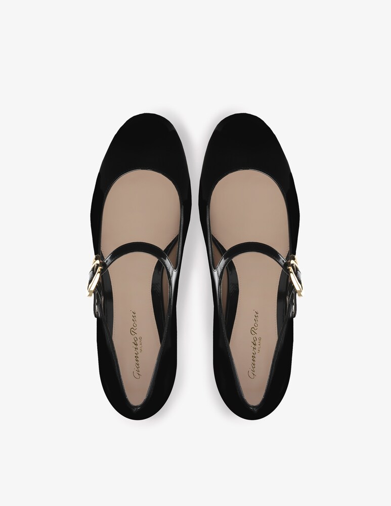 Gianvito Rossi Ballerina Mary Ribbon 05