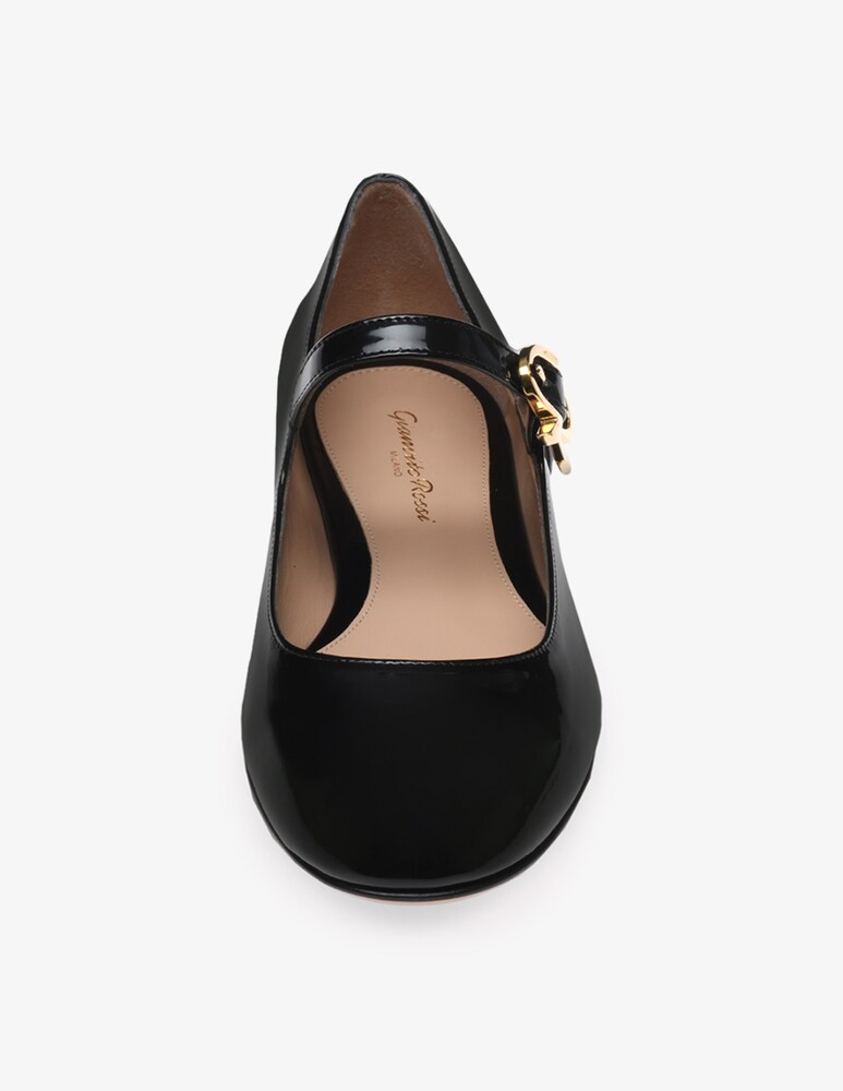 Gianvito Rossi Ballerina Mary Ribbon 05