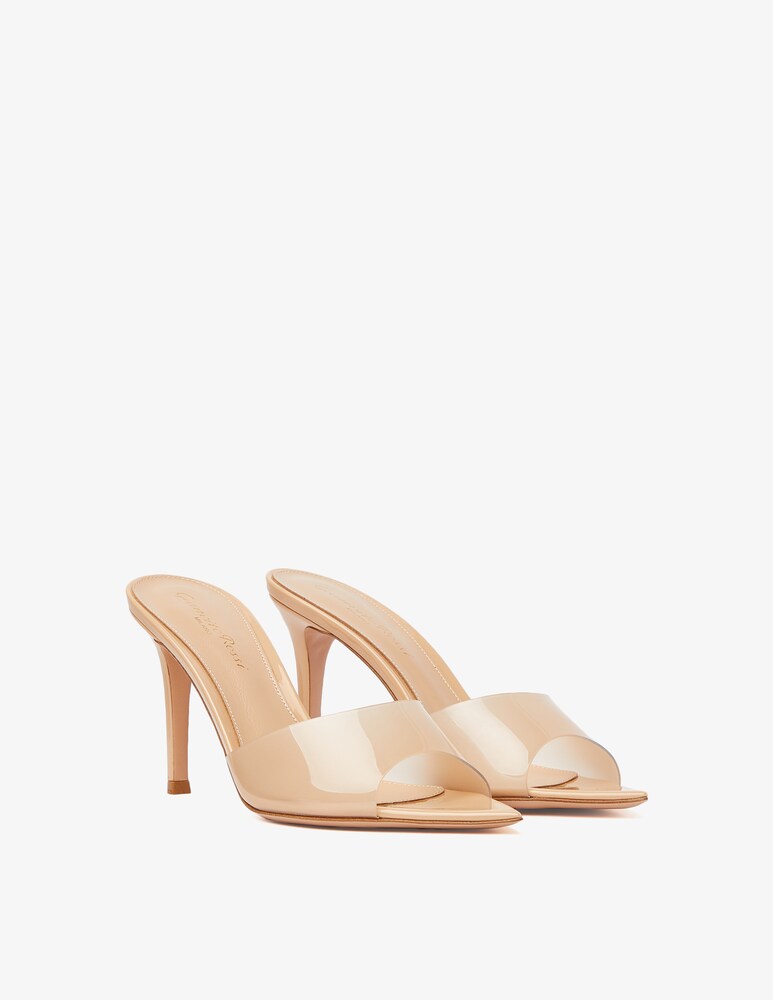 Gianvito Rossi Mules Con Tacco Elle 85 - Beige