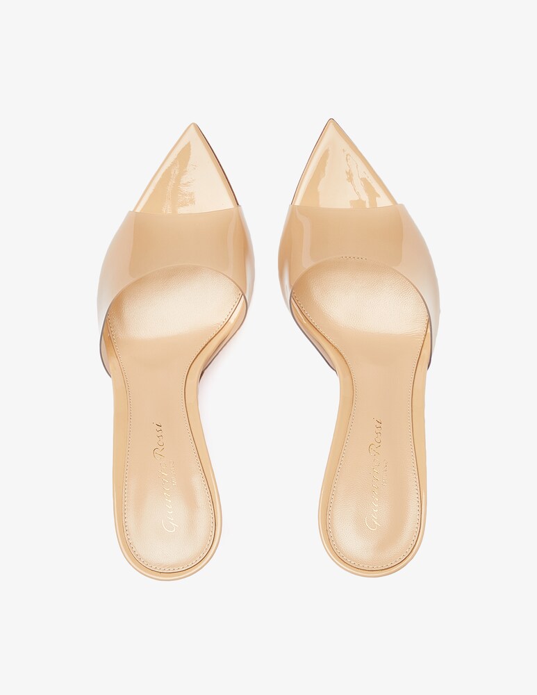 Gianvito Rossi Mules Con Tacco Elle 85 - Beige