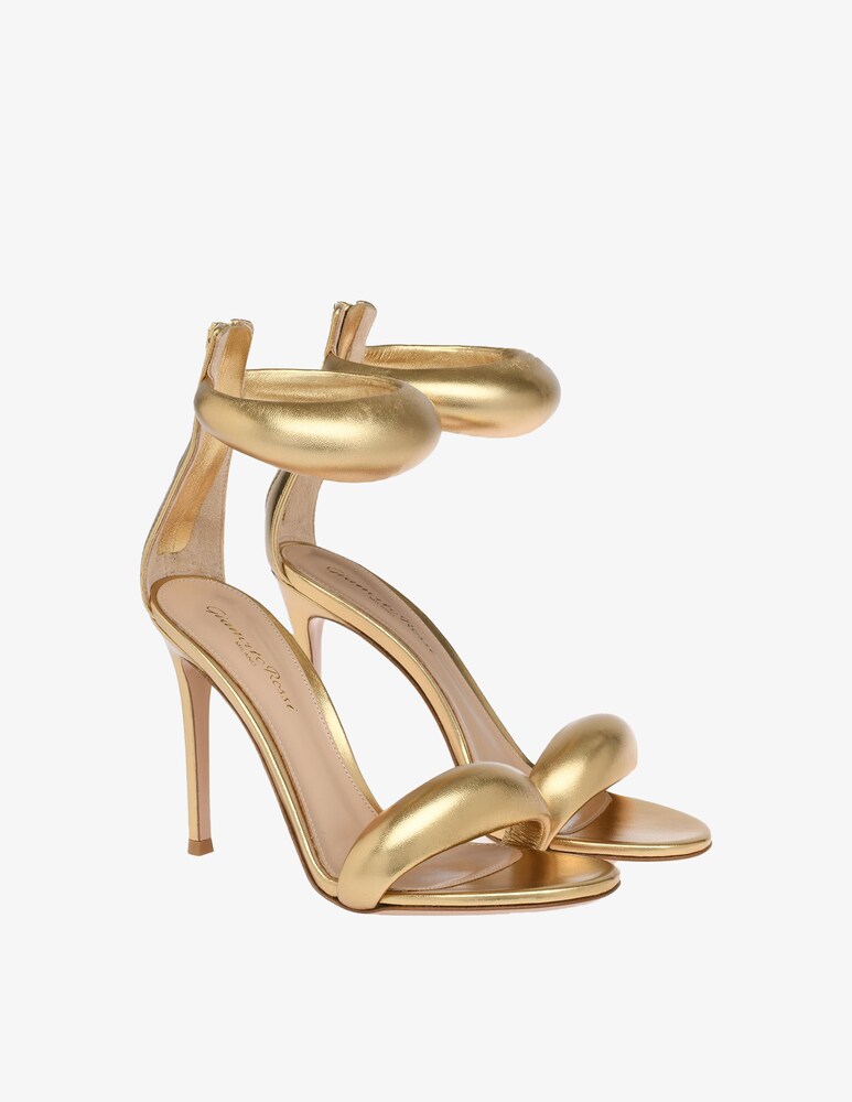 Gianvito Rossi Sandali Con Tacco Bijoux - Oro