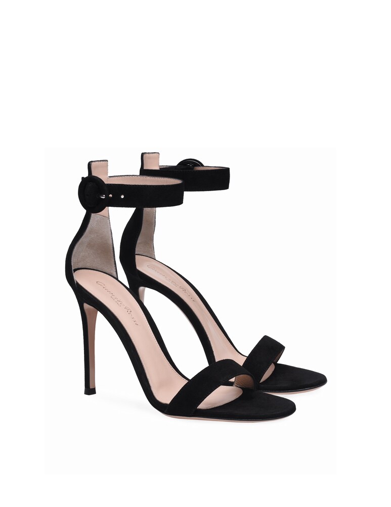 Gianvito Rossi Sandali Con Tacco Portofino 105 - Nero
