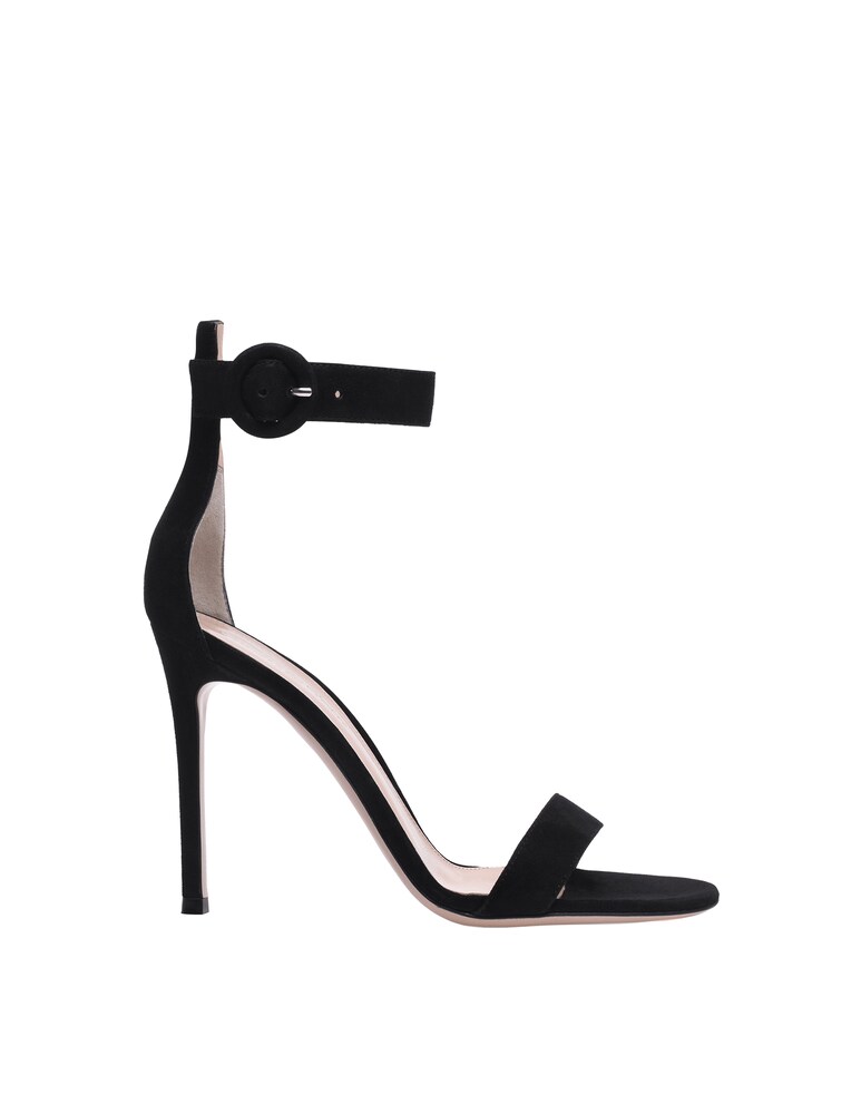 Gianvito Rossi Sandali con tacco Portofino 105 - nero