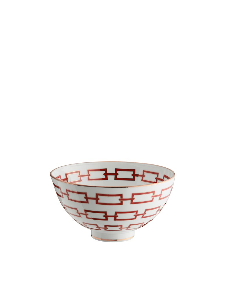 Ginori 1735 Coppa Gio Ponti Catene Scarlatto