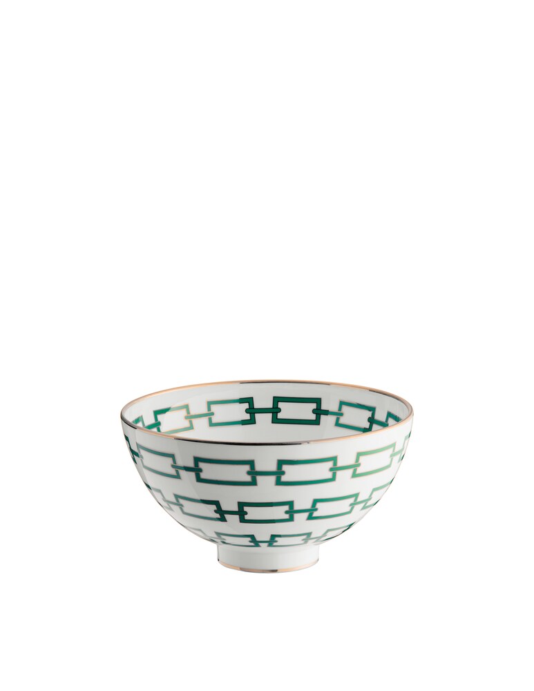 Ginori 1735 Coppa Gio Ponti Catene Smeraldo