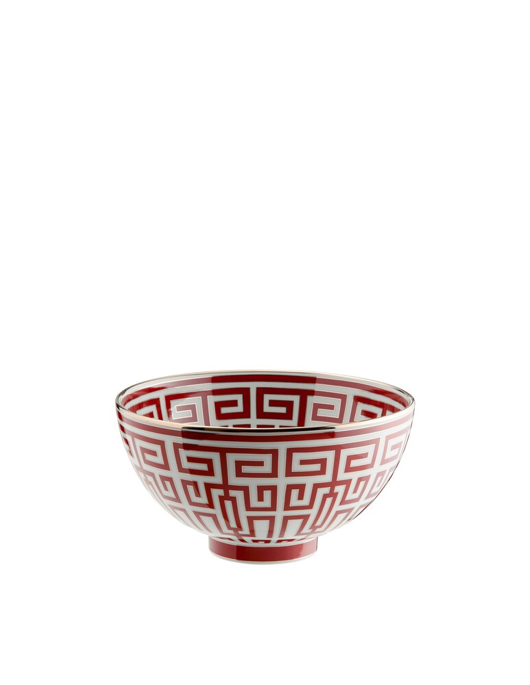Ginori 1735 Coppa Gio Ponti Labirinto Scarlatto - Rosso