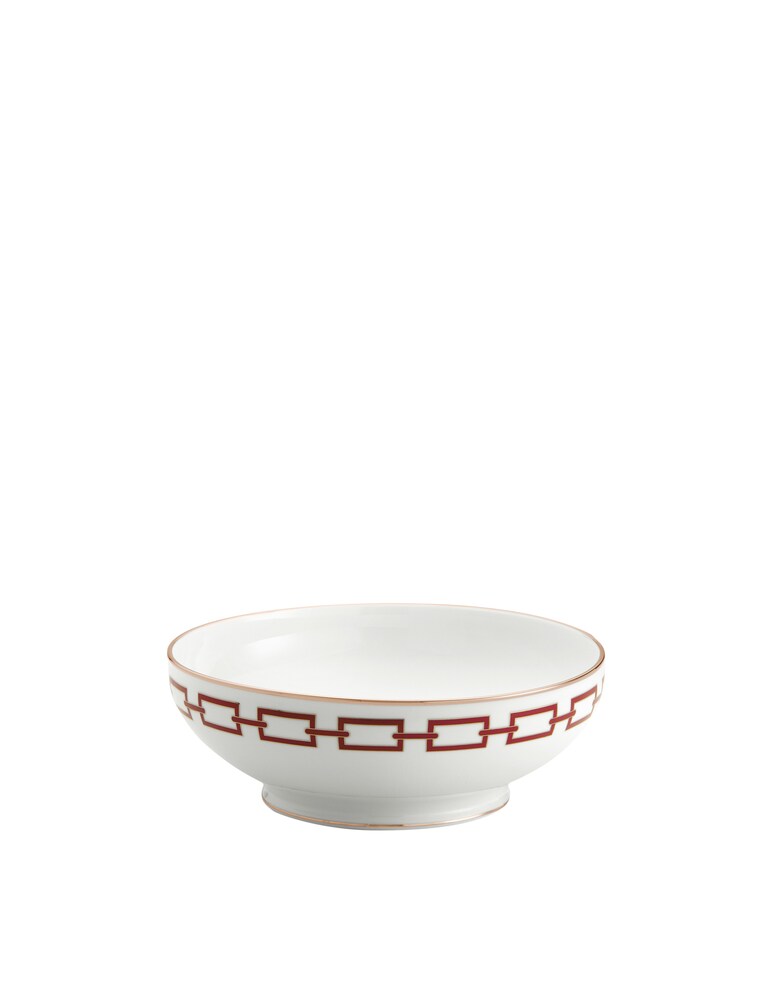 Ginori 1735 Insalatiera Catene Scarlatto