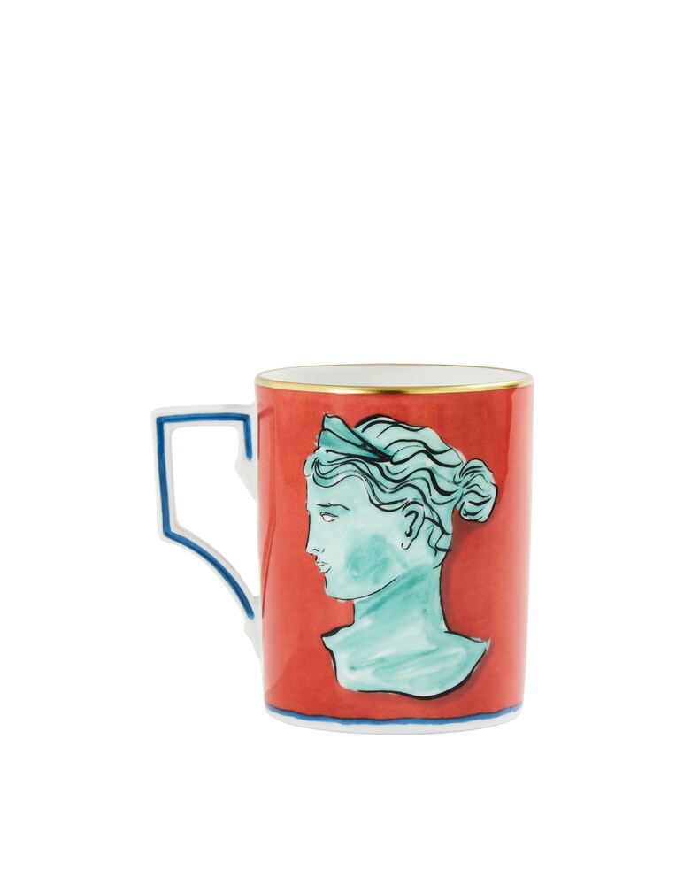 Ginori 1735 Mug Coral Red - Rosso