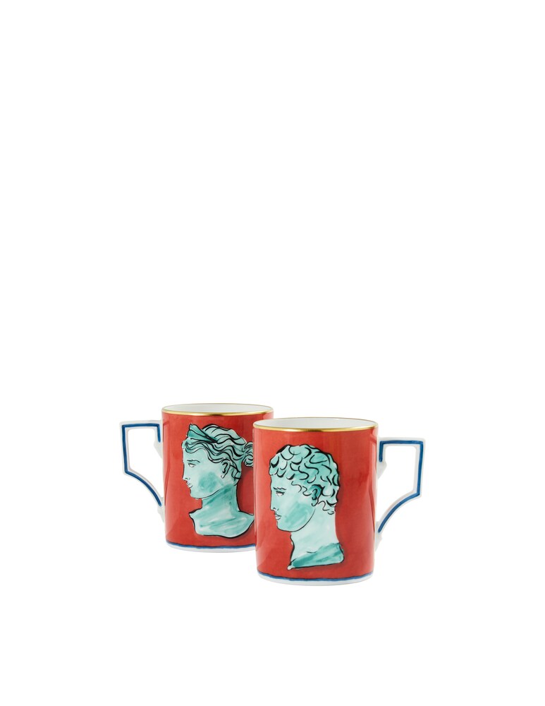 Ginori 1735 Mug Coral Red - Rosso