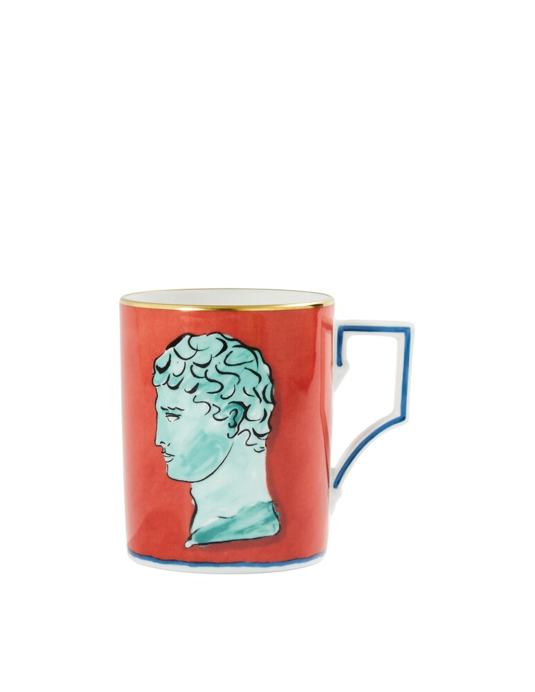 Ginori 1735 Mug Coral Red - Rosso