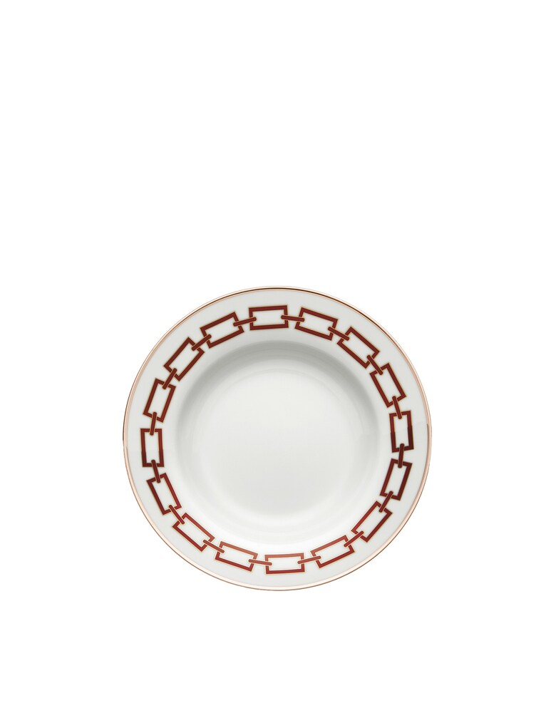 Ginori 1735 Piatto Fondo Catene Scarlatto - Rosso