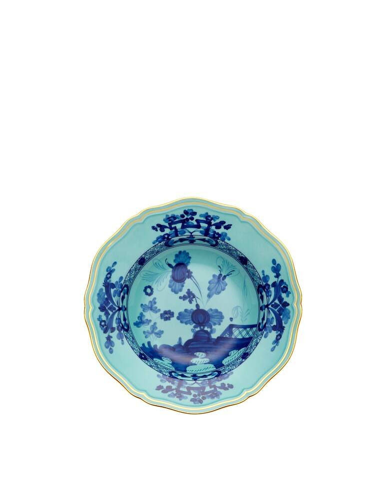 Ginori 1735 Piatto Fondo Oriente Italiano Iris - Blu