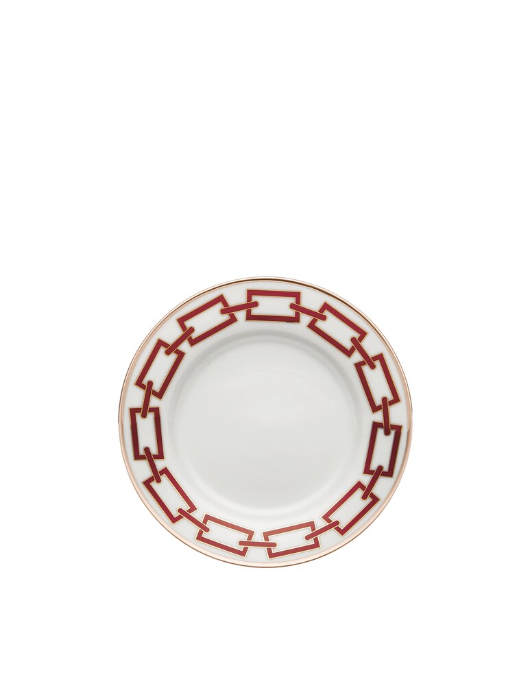 Ginori 1735 Piatto Pane Catene Scarlatto - Rosso