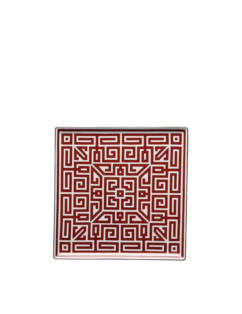 Ginori 1735 Piatto Svuotatasche Labirinto Scarlatto - Rosso