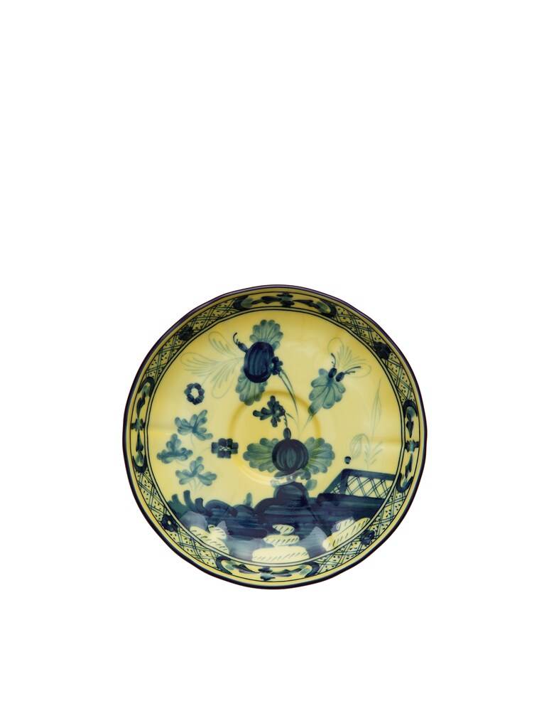Ginori 1735 Piatto Tè Oriente Italiano Citrino - Giallo