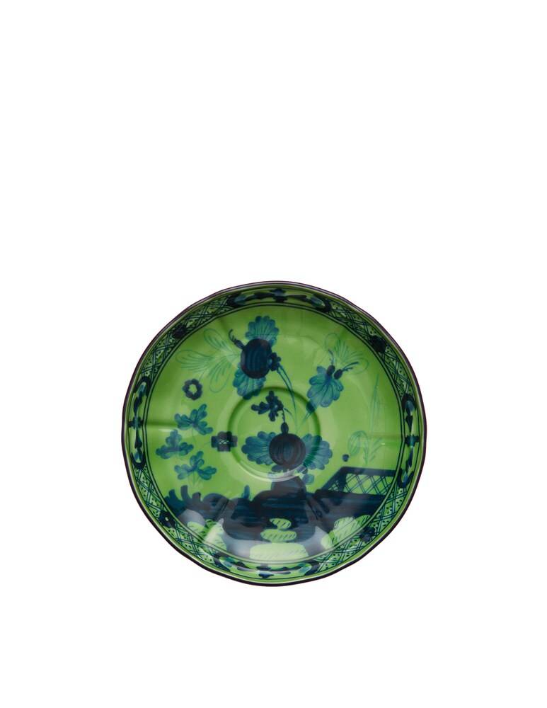 Ginori 1735 Piatto Tè Oriente Italiano Malachite - Verde