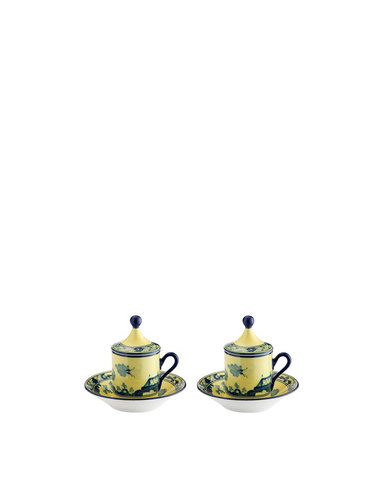Ginori 1735 Set Caffè Per Due Oriente Italiano Citrino - Giallo