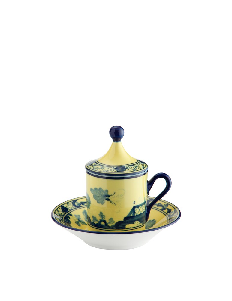 Ginori 1735 Set Caffè Per Due Oriente Italiano Citrino - Giallo