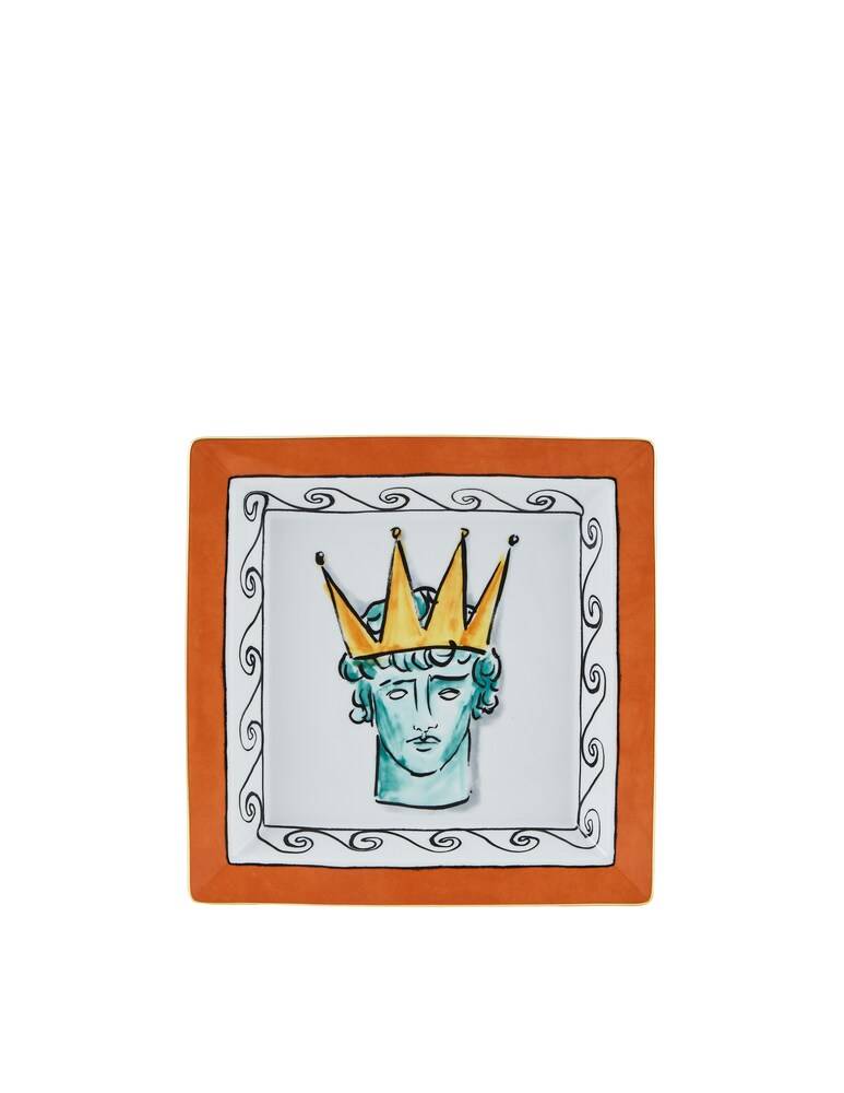 Ginori 1735 Svuotatasche Quadrato Grande Rock Orange - Arancione