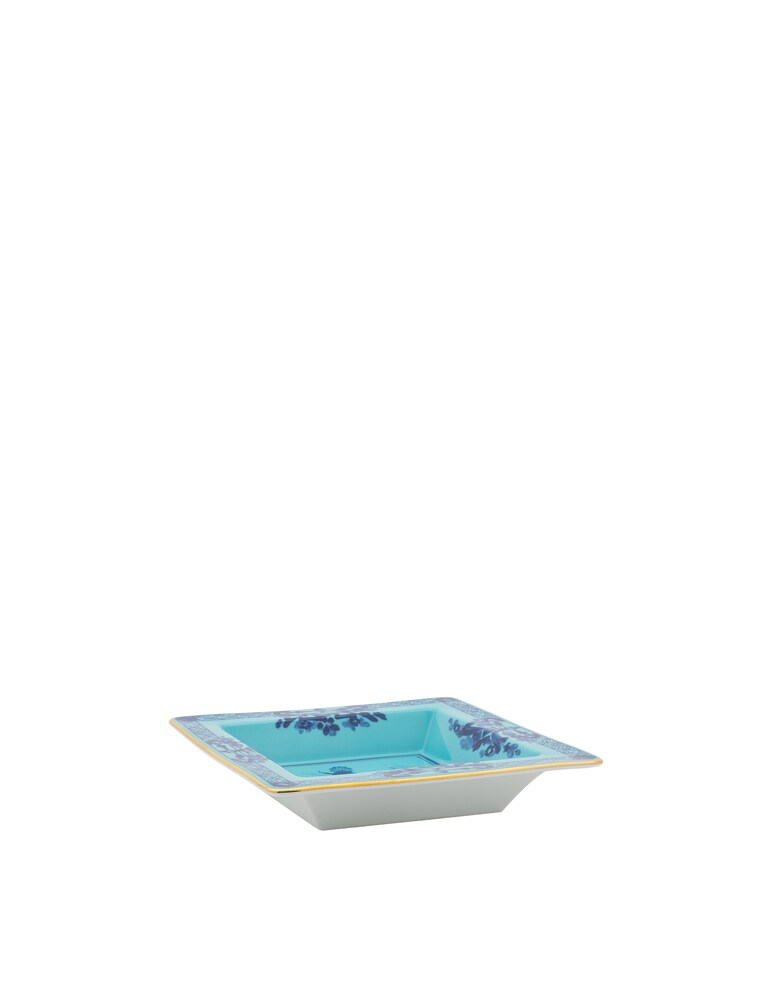 Ginori 1735 Svuotatasche Quadrato Piccolo Oriente Italiano Iris - Blu