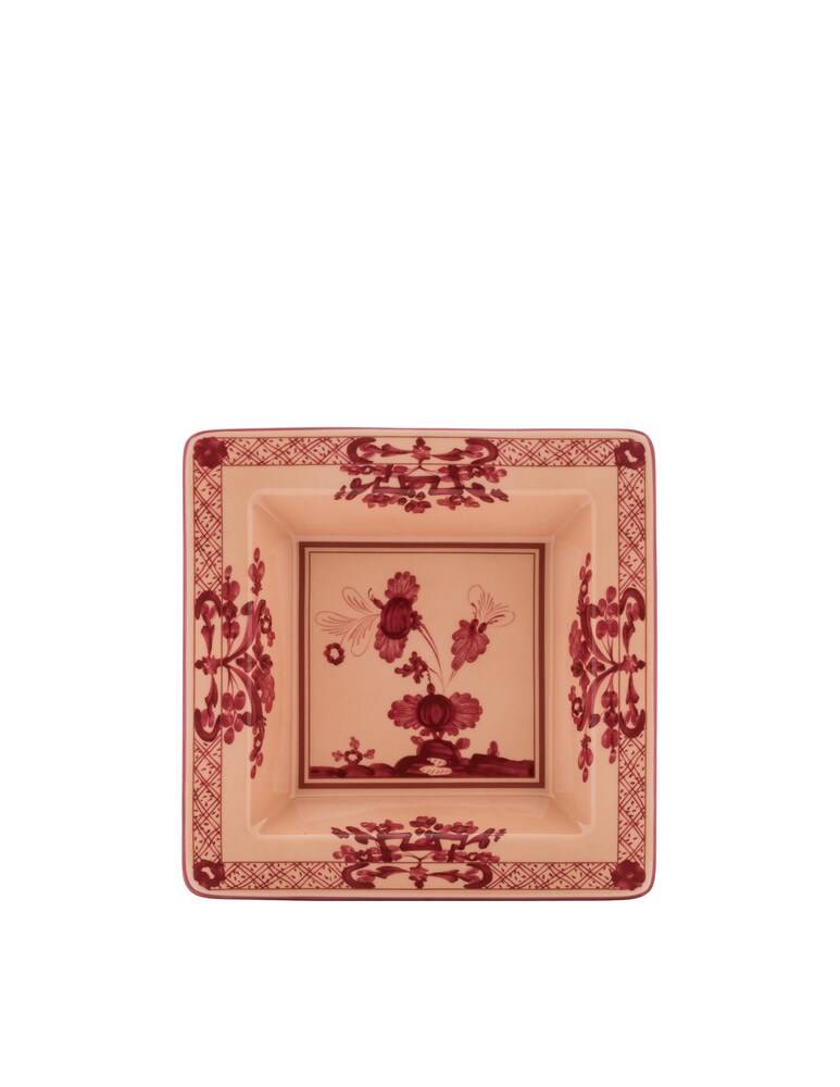 Ginori 1735 Svuotatasche Quadrato Piccolo Oriente Italiano Vermiglio - Arancione