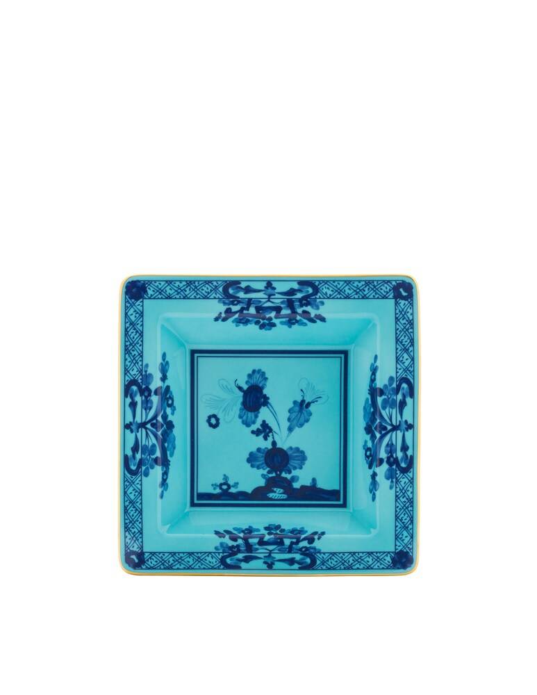 Ginori 1735 Svuotatasche Quadrato Piccolo Oriente Italiano Iris - Blu