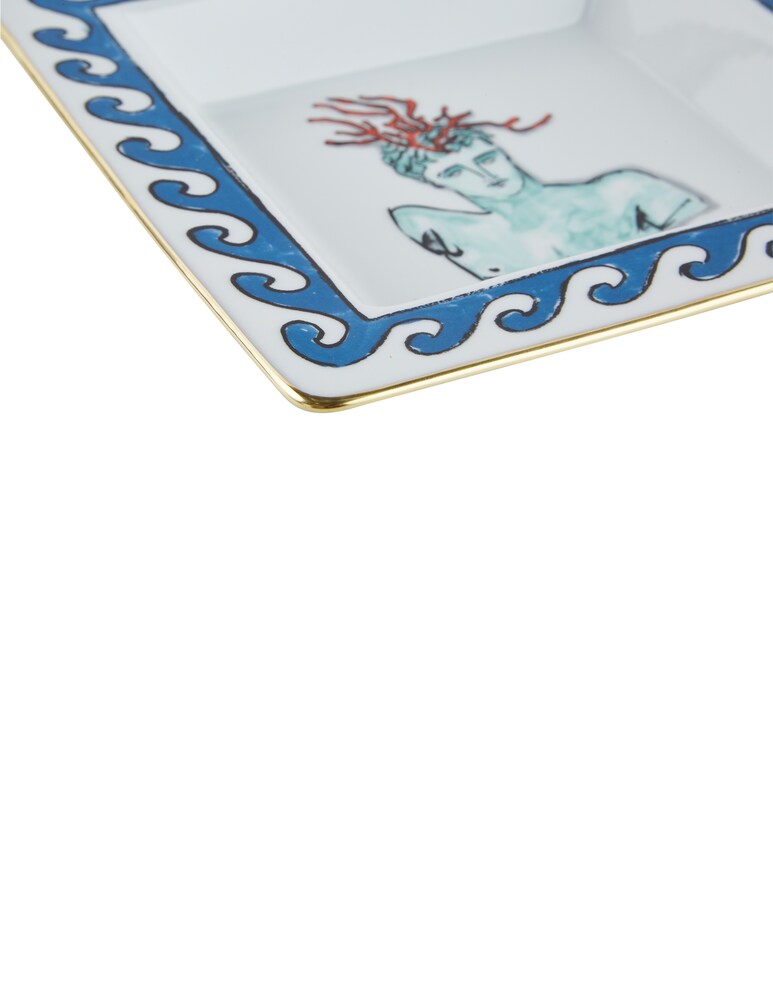 Ginori 1735 Svuotatasche Quadrato Piccolo White - Multicolor