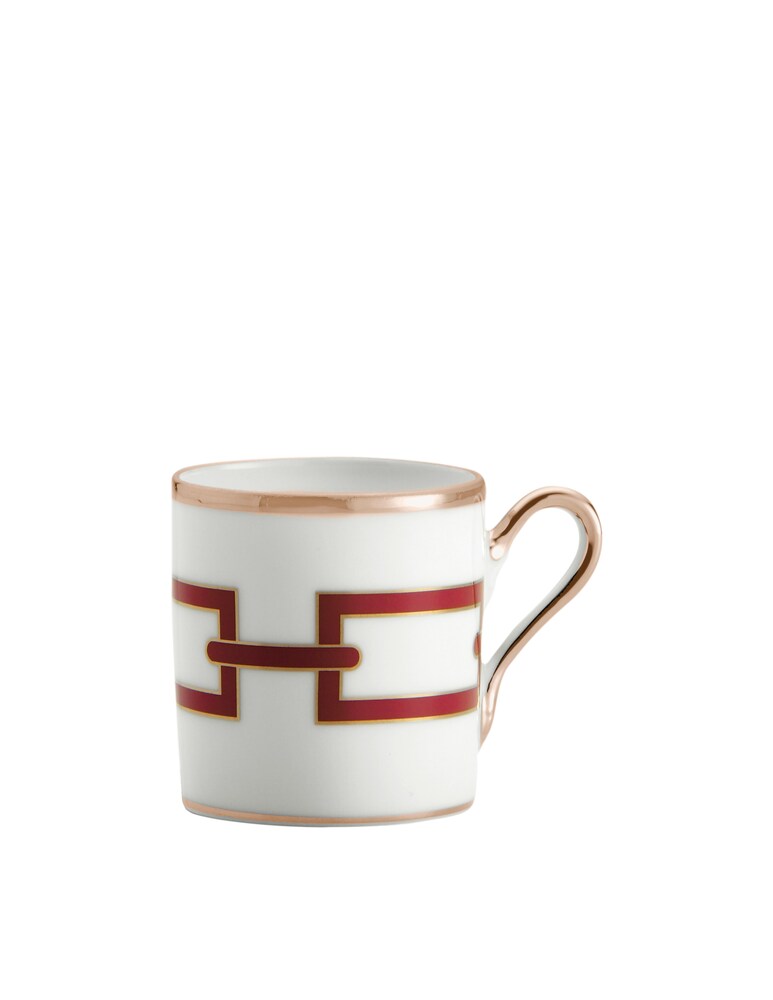 Ginori 1735 Tazza Caffè Catene Scarlatto - Rosso