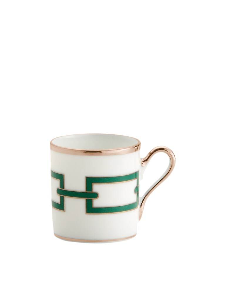 Ginori 1735 Tazza Caffè Catene Smeraldo - Verde