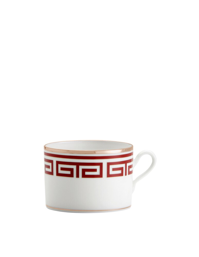 Ginori 1735 Tazza Tè Labirinto Scarlatto - Rosso
