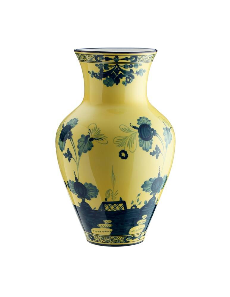 Ginori 1735 Vaso Ming Grande Oriente Italiano Citrino - Giallo