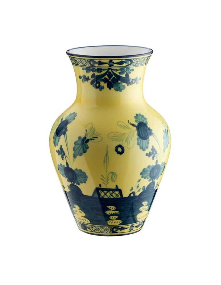 Ginori 1735 Vaso Ming Piccolo Oriente Italiano Citrino - Giallo