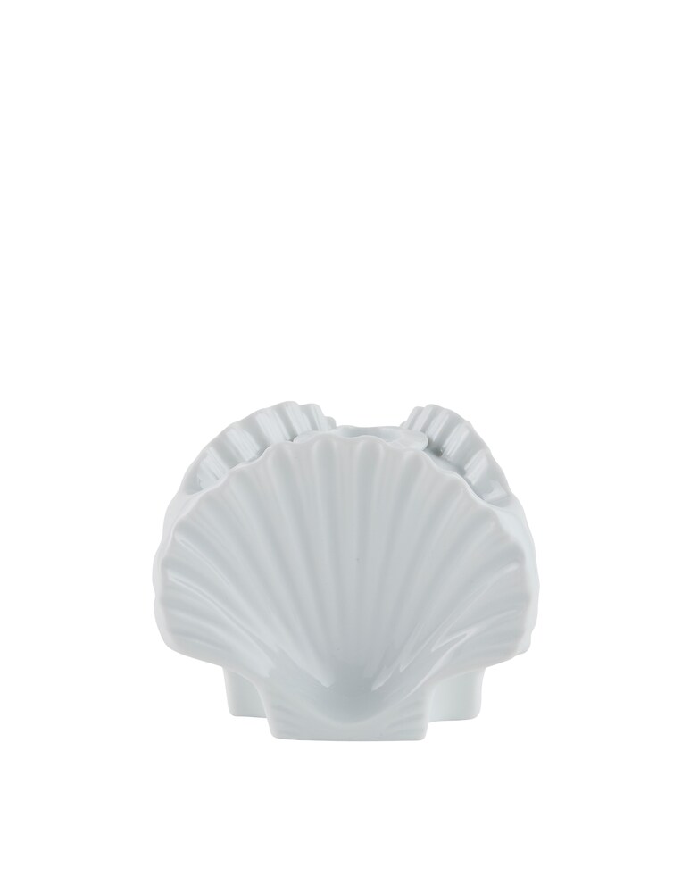 Ginori 1735 Vaso/Portacandela A 3 Conchiglie White - Bianco
