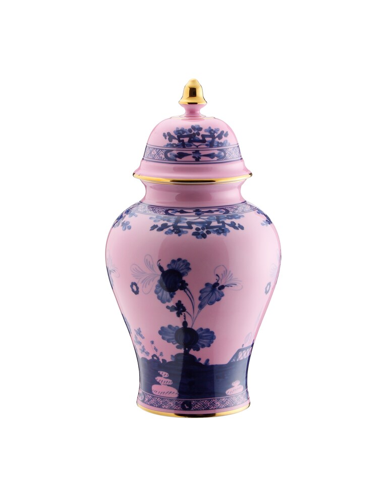 Ginori 1735 Vaso Potiche Piccolo Oriente Italiano Azalea