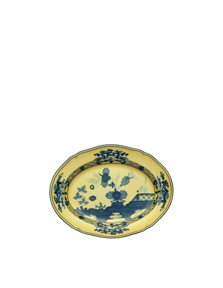 Ginori 1735 Vassoio Oriente Italiano Citrino