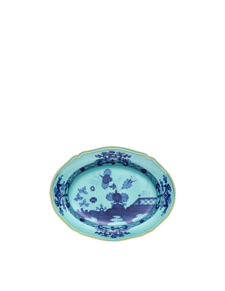 Ginori 1735 Vassoio Oriente Italiano Iris