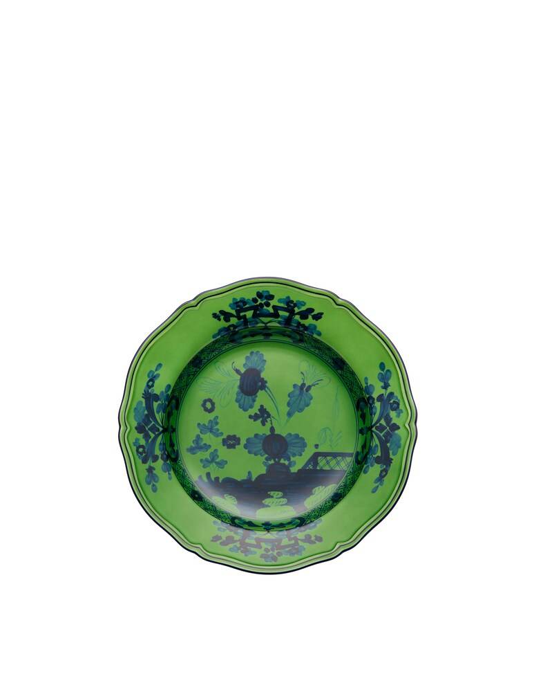 Ginori 1735 Vassoio Oriente Italiano Malachite